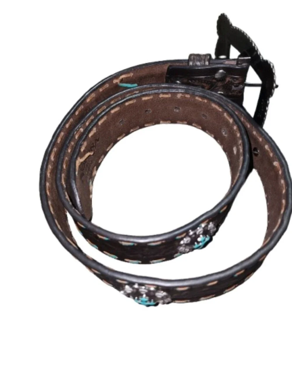Unisex Nocona 100% Leather Belt Brown 44